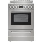 Avanti DER24P3S Freestanding Electric Range Stainless Steel, DER24P3S Freestanding Electric Range