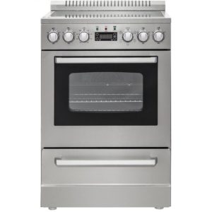 Avanti DER24P3S Freestanding Electric Range Stainless Steel, DER24P3S Freestanding Electric Range