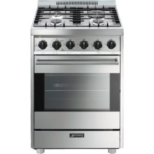 Smeg C24GGXU Freestanding Gas Range Stainless Steel