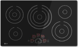 LG LCE3610SB Electric Cooktop Black