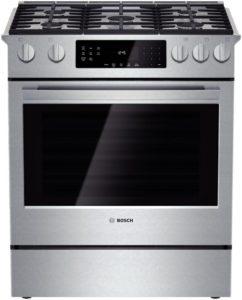 Bosch 800 Series HGI8054UC Slide-In Gas Range Stainless Steel, HGI8054UC 800 Series Gas Slide In Range