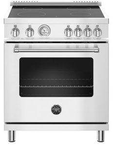 Bertazzoni Master Series 30 Electric Range, 4 Heating Zones - MAST304CEMXE