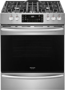 Frigidaire Gallery 30 Stainless Steel Front Control Gas Range With Air Fry