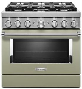 KitchenAid® 36'' Smart Commercial-Style Dual Fuel Range with 6 Burners