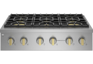 Monogram 36 Professional Stainless Steel Gas Rangetop - ZGU366NTSS