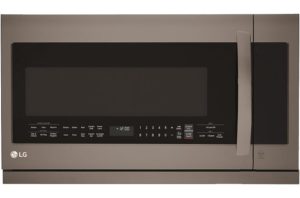LG 2.2 Cu. Ft. Black Stainless Steel Over-The-Range Microwave Oven With EasyClean LMHM2237BD