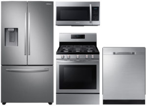 Samsung 27 Cu. Ft. French Door Refrigerator With Gas Range Package