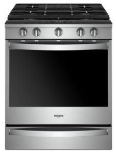 Whirlpool 5.8 Cu. Ft. Fingerprint Resistant Stainless Steel Slide-In Gas Range