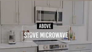 Above stove microwave
