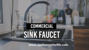 Commercial sink faucet