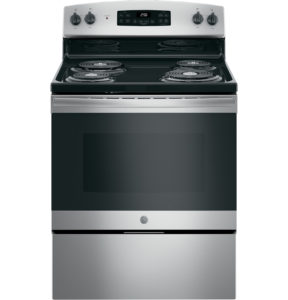 GE 30 Stainless Steel Free-Standing Electric Range - JB256RMSS