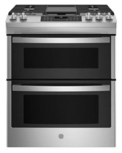 GE 30 Stainless Steel Slide-In Double Oven Convection Gas Range - JGSS86SPSS