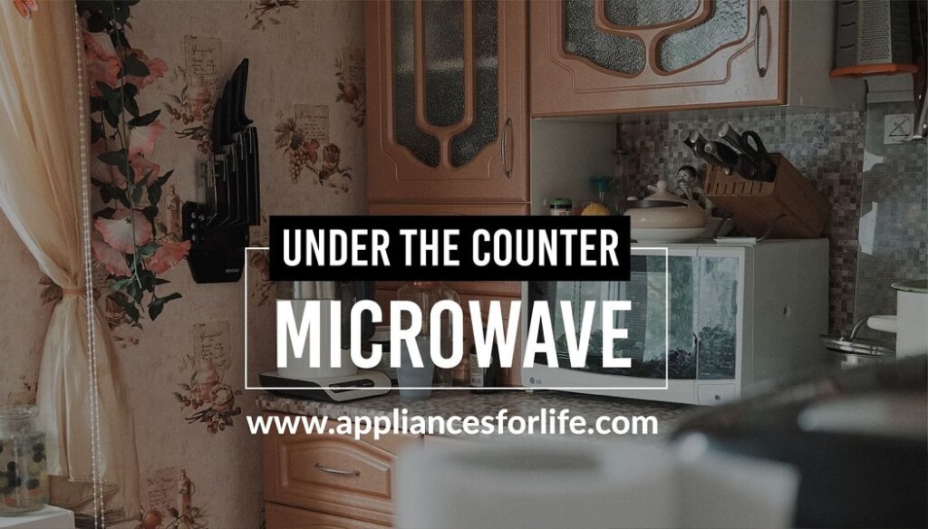 Under the counter microwave