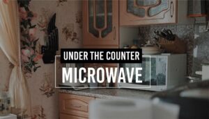 Under the counter microwave