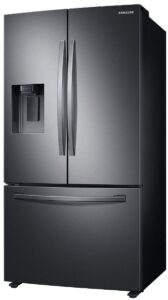 Samsung 27 Cu. Ft. Fingerprint Resistant Black Stainless Steel French Door Refrigerator With External Water & Ice Dispenser
