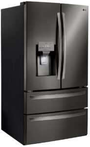 LG LMXS28626D 28 Cu. Ft. Black Stainless Steel Smart Wi-Fi Enabled 4-Door French Door Refrigerator