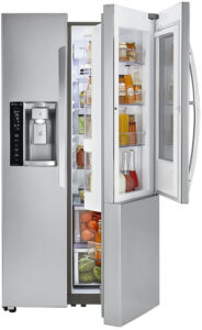 LG 22 Cu. Ft. Stainless Steel Smart Wi-Fi Enabled InstaView Door-In-Door Counter-Depth Refrigerator