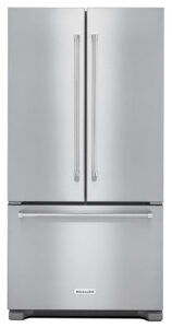 KitchenAid Stainless Steel Counter Depth French Door Refrigerator - KRFC302ESS