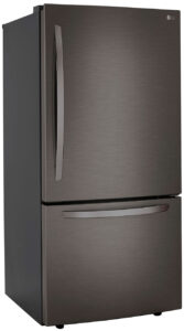 LG 26 Cu. Ft. PrintProof Black Stainless Steel Bottom Freezer Refrigerator - LRDCS2603D