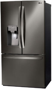 LG 26.2 Cu. Ft. PrintProof Black Stainless Steel Smart Wi-Fi Enabled French Door Refrigerator - LFXS26973D