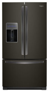 Whirlpool 36 Fingerprint Resistant Black Stainless Steel French Door Refrigerator - WRF767SDHV