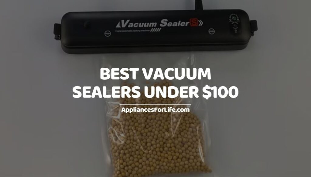 Top 4 Best Vacuum Sealers under 100 Appliances For Life