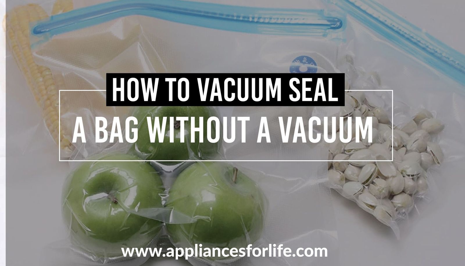 How to Vacuum Seal a Bag without a Vacuum Appliances For Life