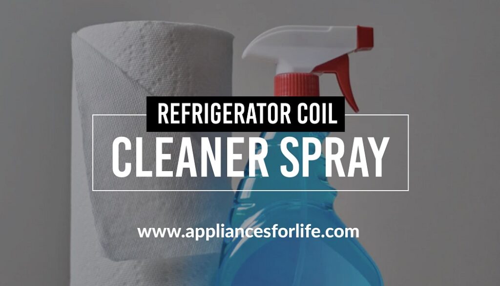 Refrigerator coil cleaner spray 1