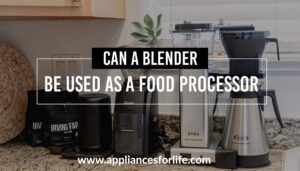 Can a blender be used as a food processor