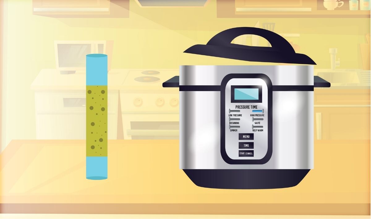 block the pressure release on your electric pressure cooker