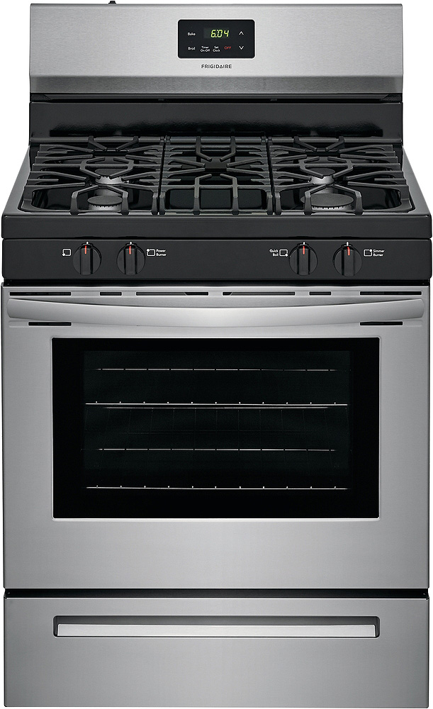 Frigidaire 30-inch Stainless Steel Gas Range FCRG3051AS
