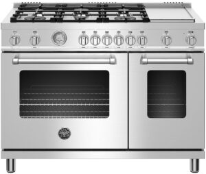 Bertazzoni Master Series 48 inch Stainless Steel Natural Gas Range - MAST486GGASXE