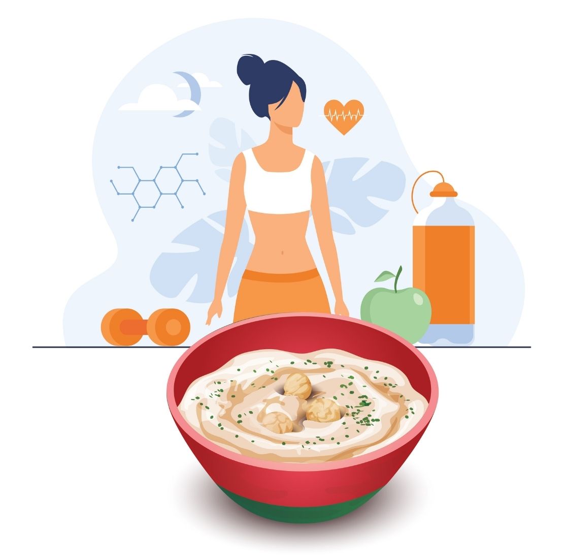 HUMMUS HELPS MAINTAIN A HEALTHY WEIGHT