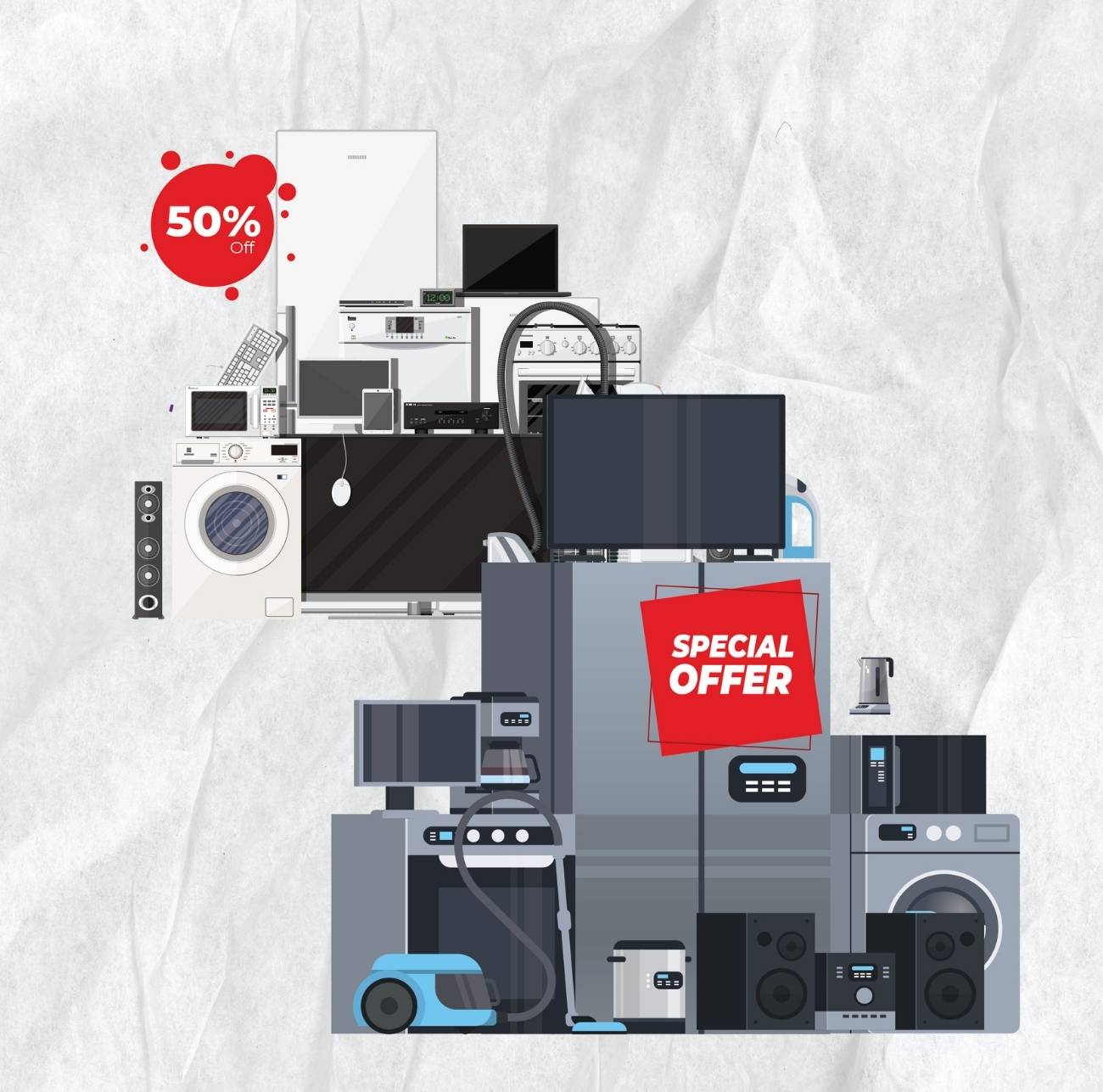 50% off special offer appliances