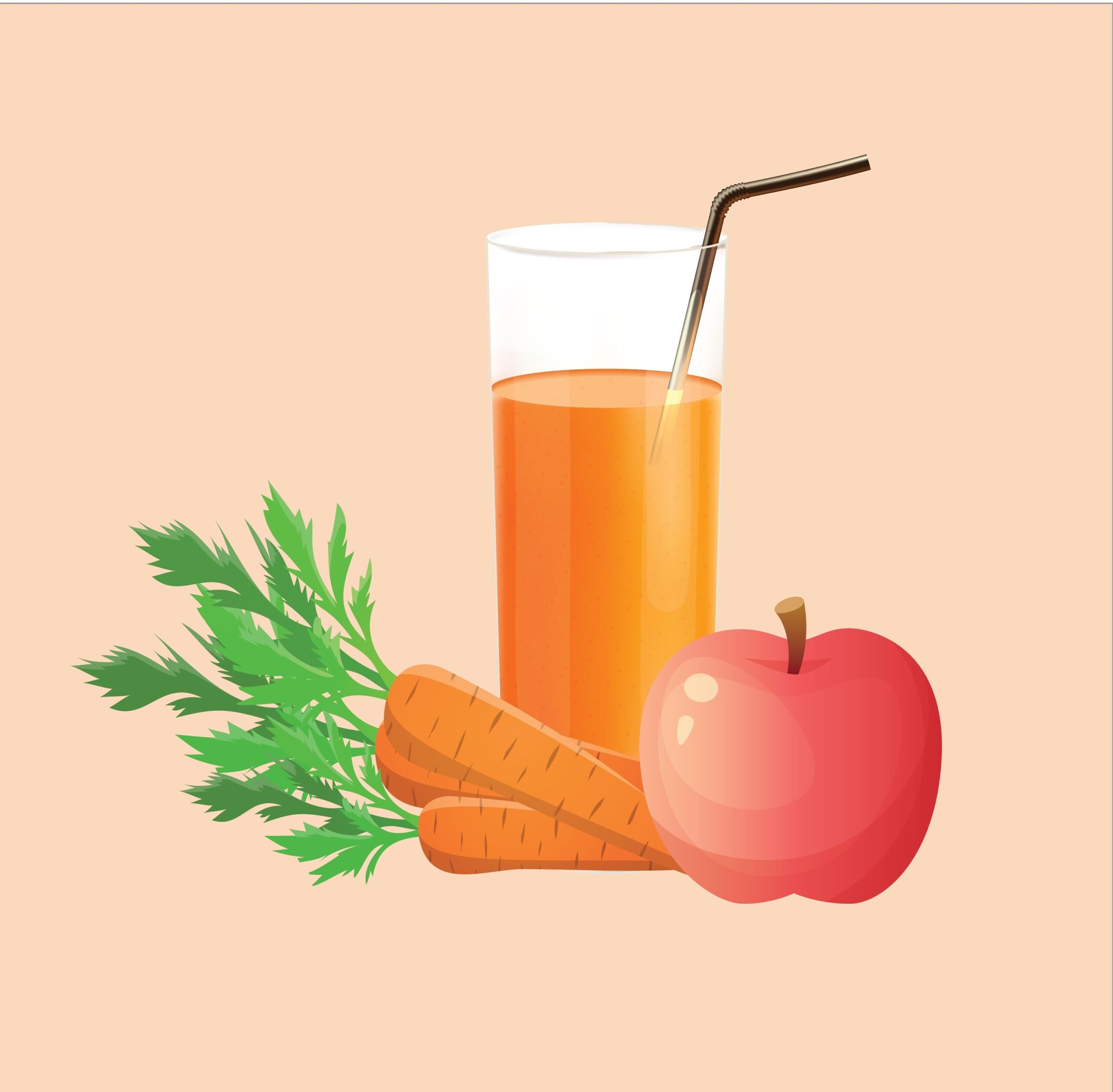 oranges, carrot, juice, tomatto