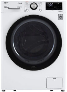 LG WM1455HWA 2.4 cu. ft. Smart Wi-Fi Enabled Compact Front Load Washer with Built-in Intelligence