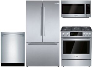 Bosch Refrigerator, Dishwasher, Microhood Package with Gas Range - BOSCPACK4 (1)