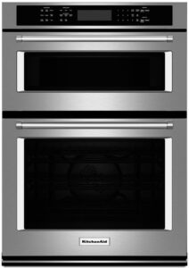 KitchenAid 27 Inch Stainless Steel Electric Built-In Microwave Combination Oven - KOCE507ESS