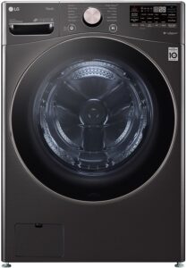 LG WM4000HBA 4.5 cu. ft. Capacity Black Stainless Steel Smart Front Load Washer