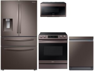Samsung 1050143 4-piece Tuscan Stainless Steel Kitchen Appliances Package