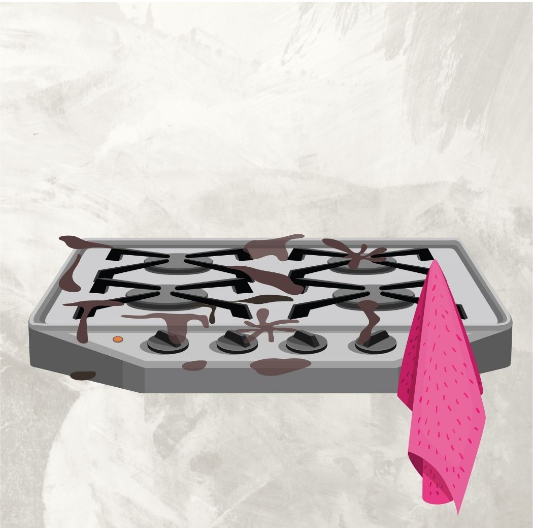 COOKTOP IS EASIER TO CLEAN