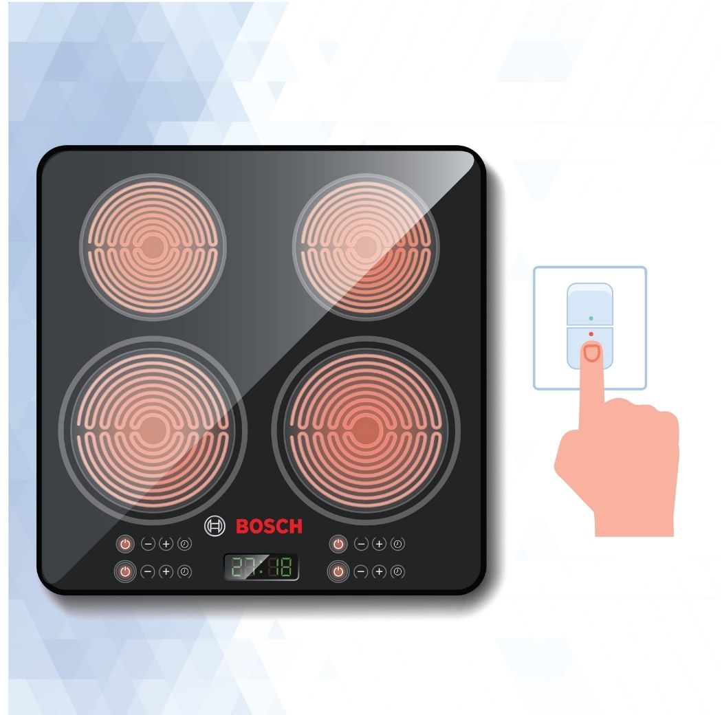 INDUCTION COOKTOP F8 error code will show up to let you know that your cooktop needs a rest