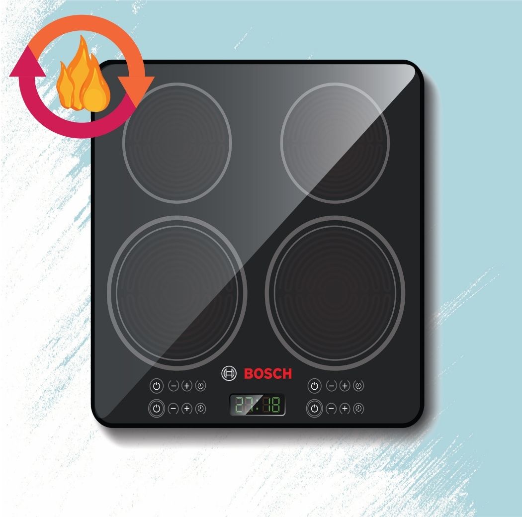 induction cooktop has GREAT HEAT CONSISTENCY