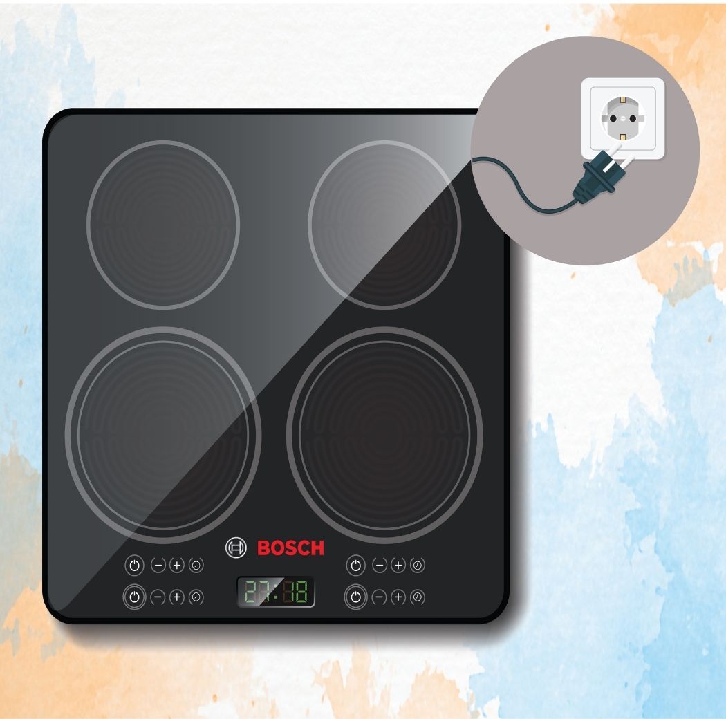 INDUCTION COOKTOP ERROR CODE E9000 voltage supply