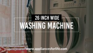 26 inch wide washing machine