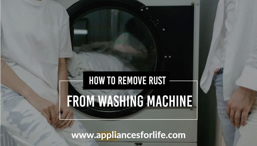 How to remove rust from washing machine