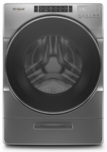 Whirlpool 4.3 Cu. Ft. Chrome Shadow Closet-Depth Front Load Washer With Load & Go XL Dispenser - WFW862CHC