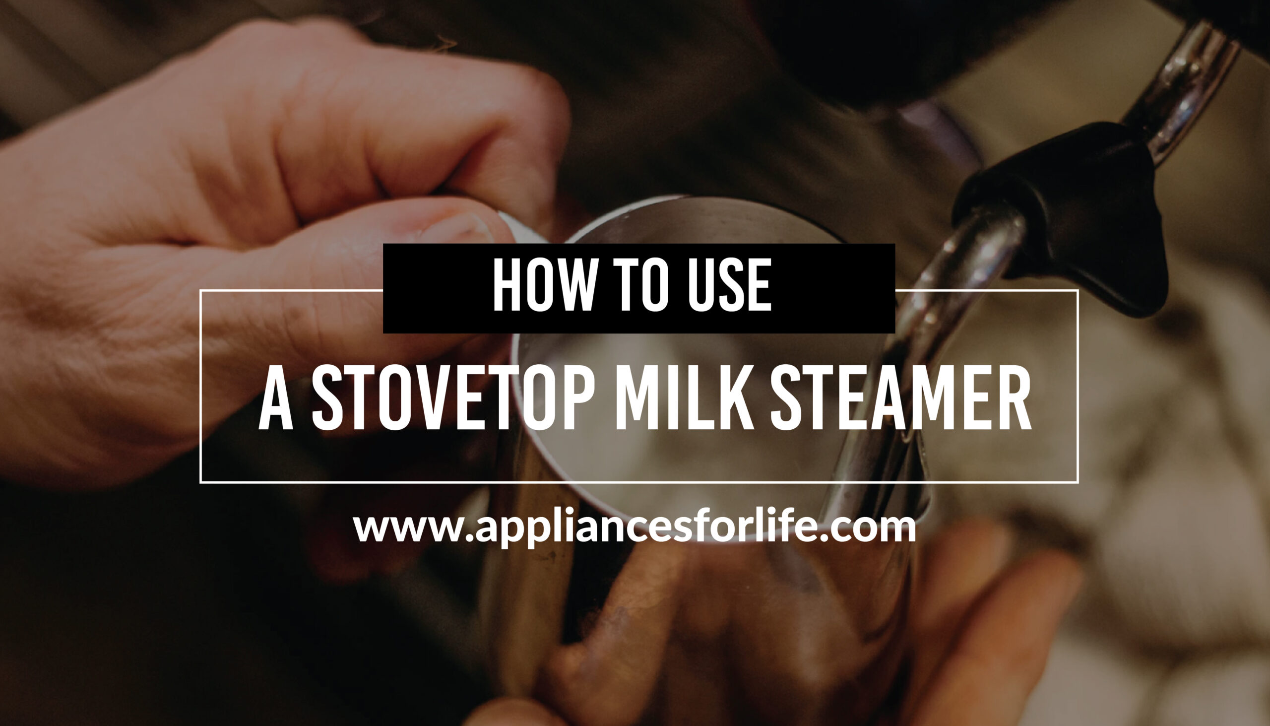 How to use a stovetop milk steamer Appliances For Life