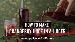 how to make cranberry juice in a juicer