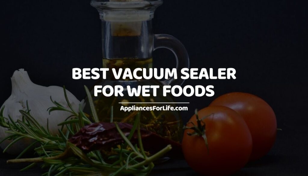 Best Vacuum Sealer for Wet Foods